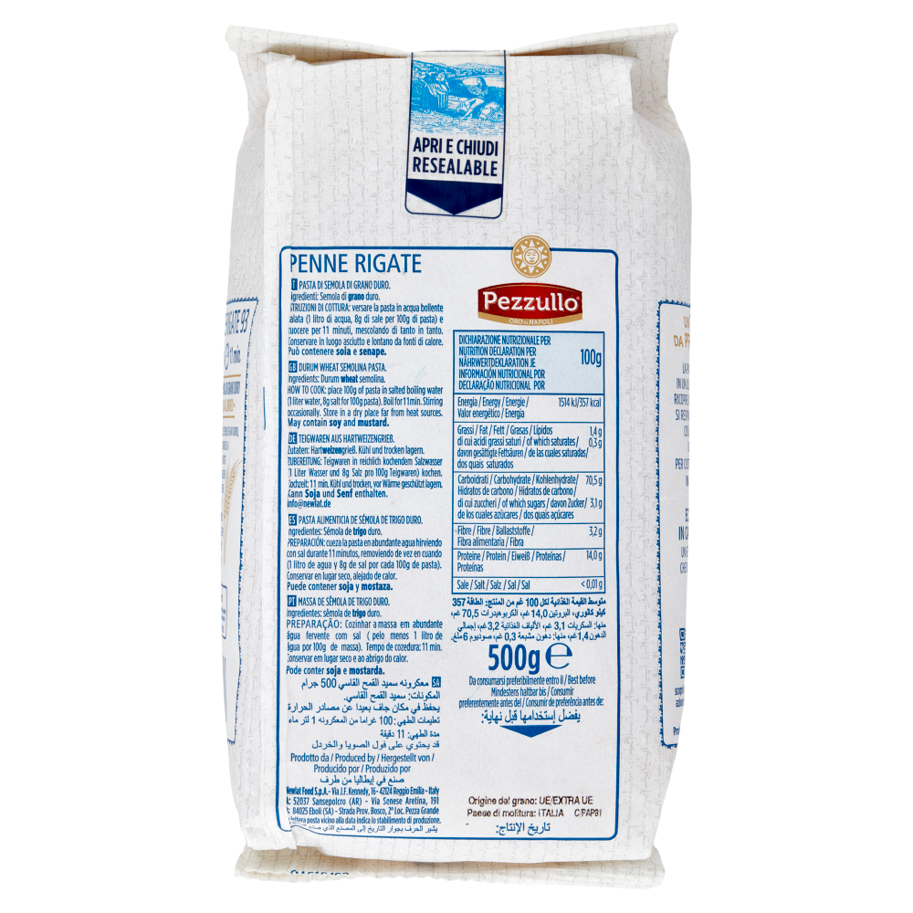 Pezzullo Penne Rigate 93 500 g