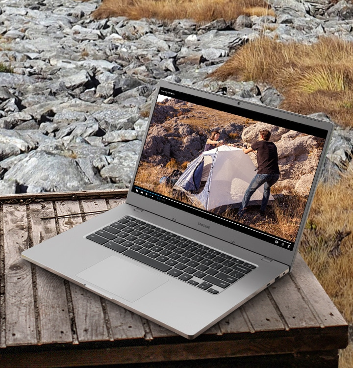 Samsung Chromebook 4+ Intel® Celeron® N4000 39,6 cm (15.6") Full HD 4 GB LPDDR4-SDRAM 64 GB eMMC Wi-Fi 5 (802.11ac) ChromeOS Argento