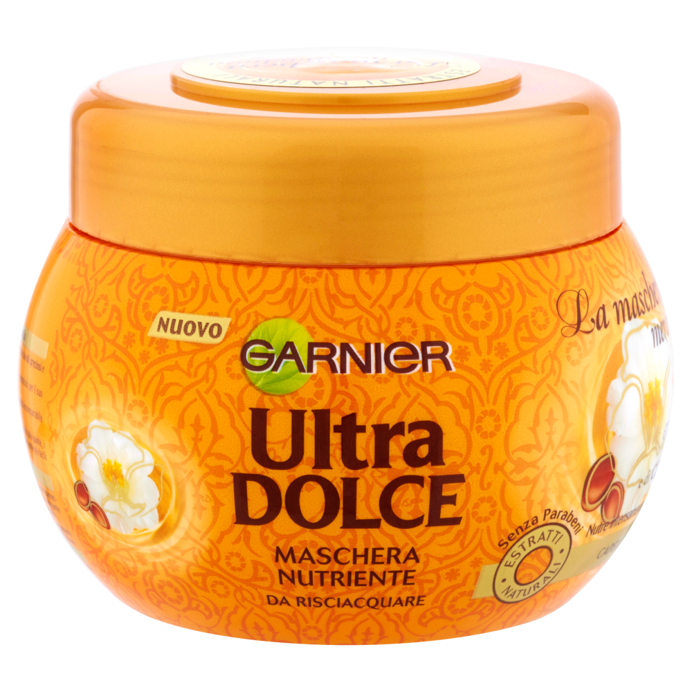 Garnier Ultra Dolce Maschera nutriente all'olio d'argan e di camelia 300 ml
