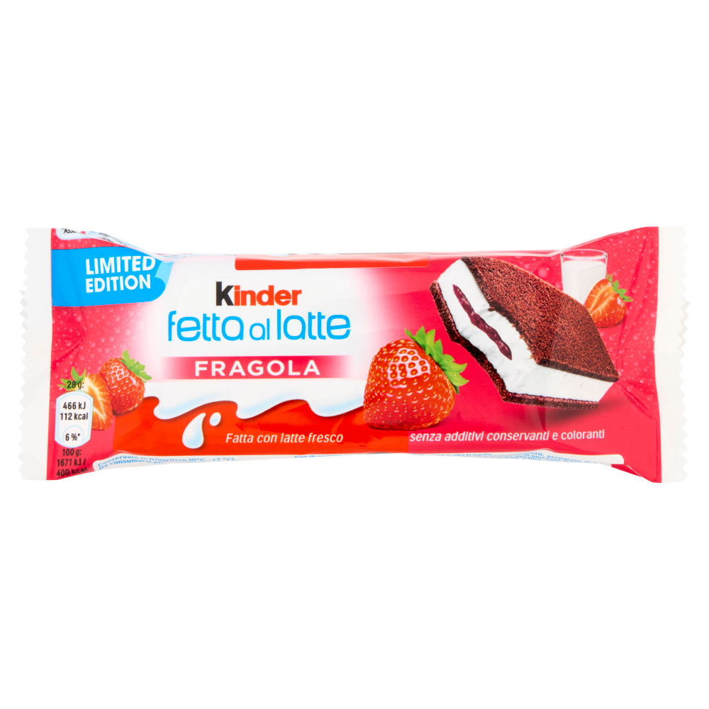 Kinder fetta al latte Fragola 5 x 28 g
