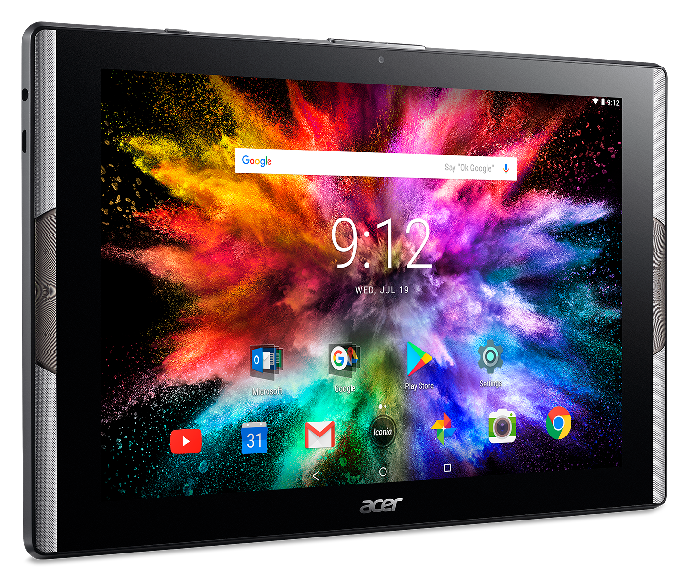Acer Iconia A3-A50-K23Y Mediatek 64 GB 25,6 cm (10.1") 4 GB Wi-Fi 5 (802.11ac) Android 7.0 Nero