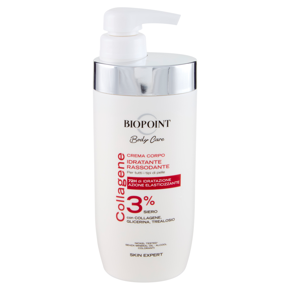 Biopoint Body Care Collagene Crema Corpo Idratante Rassodante 500 ml