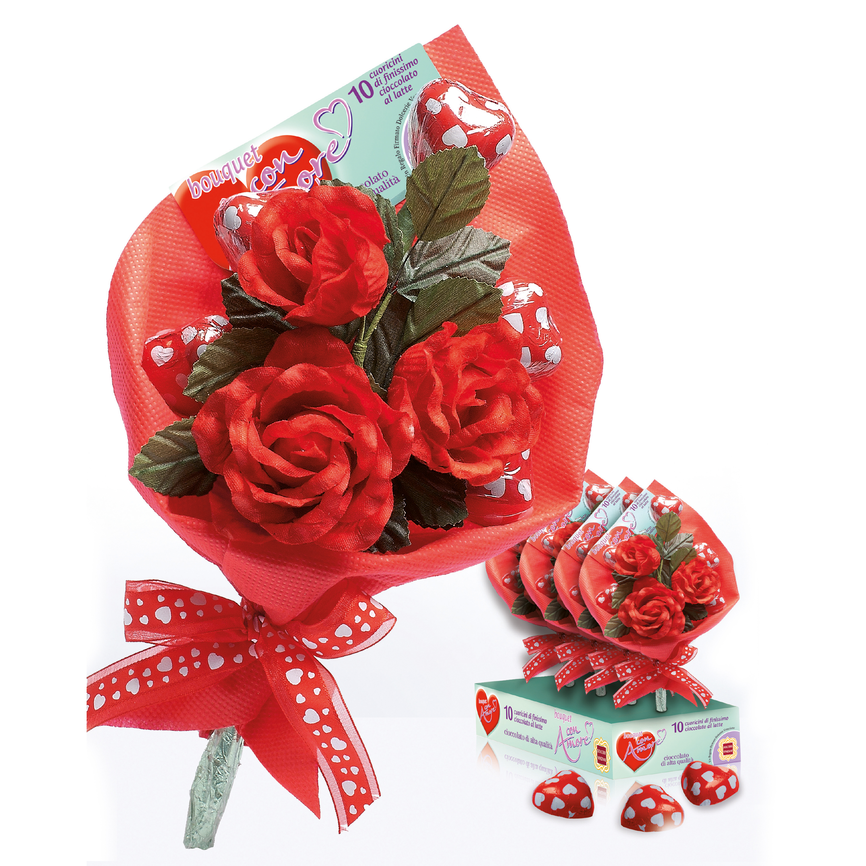 BOUQUET "FOR YOU" C/CUORI L/F 80g