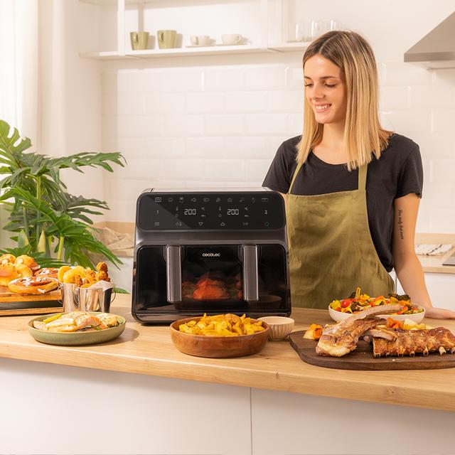 Cecotec 04986 friggitrice Singolo 9 L Indipendente 2850 W Friggitrice ad aria calda Nero