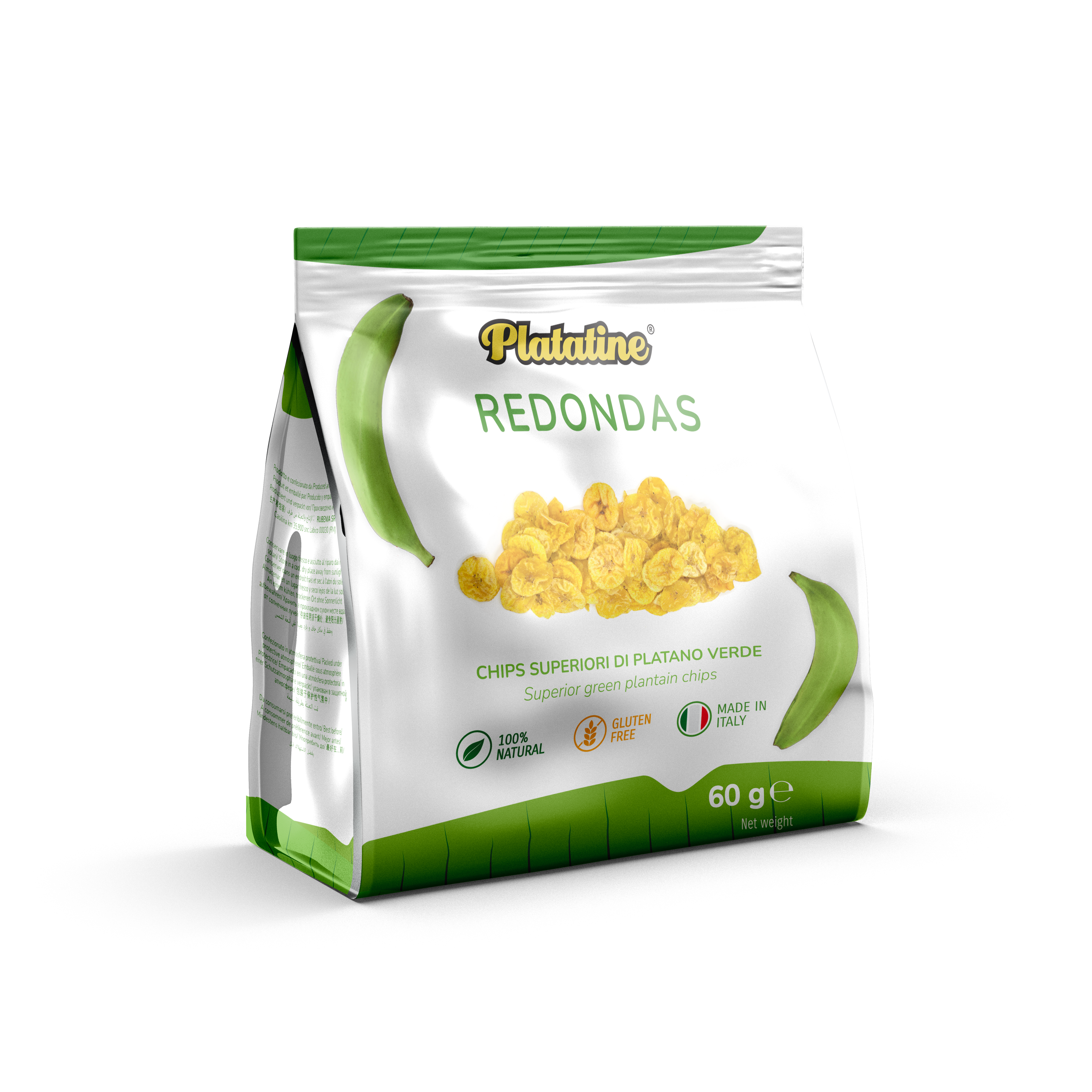 Redondas Chips di Platano Verde