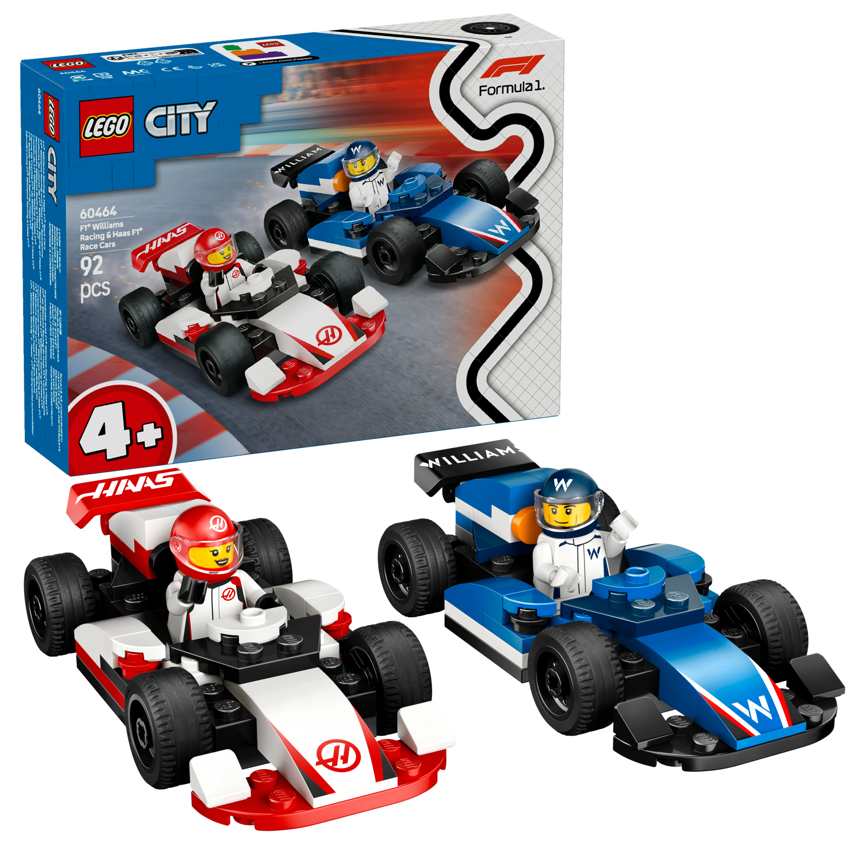 LEGO City Monoposto Williams Racing e Haas F1®