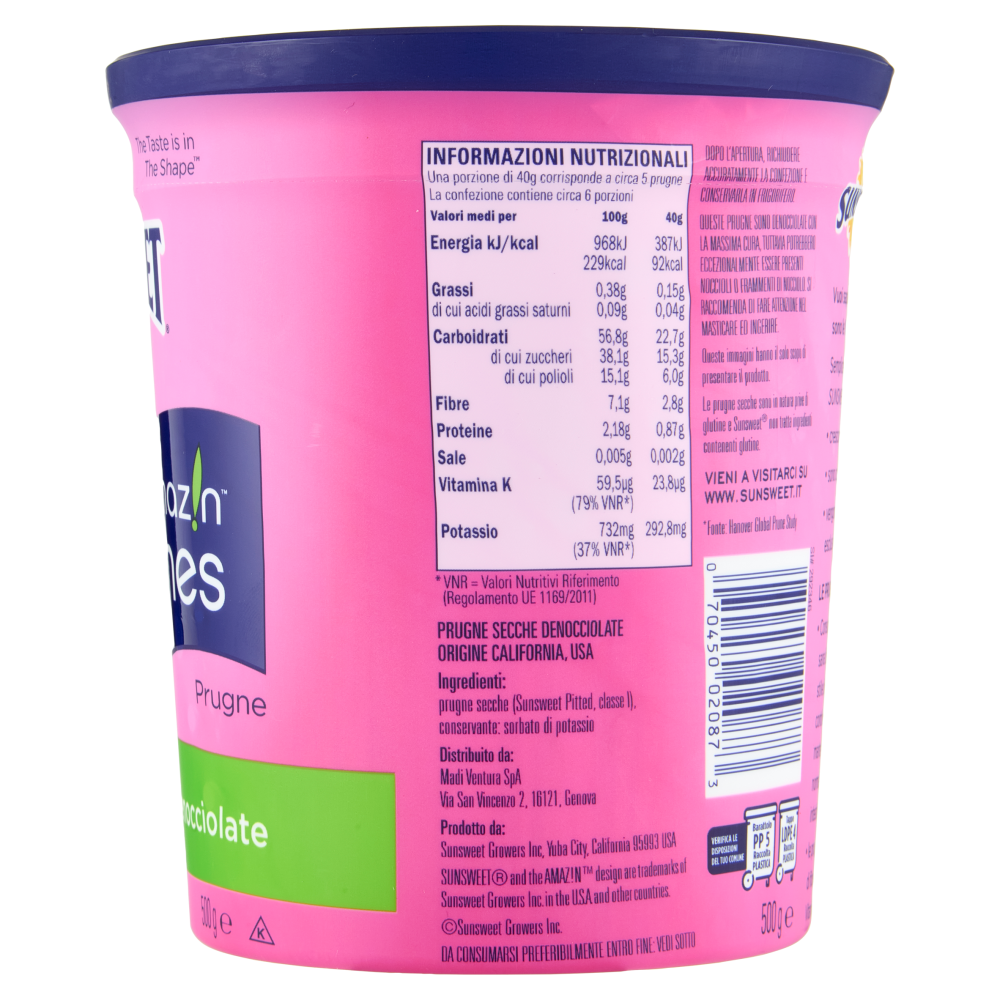 Sunsweet Amaz!n Prunes Prugne Denocciolate 500 g