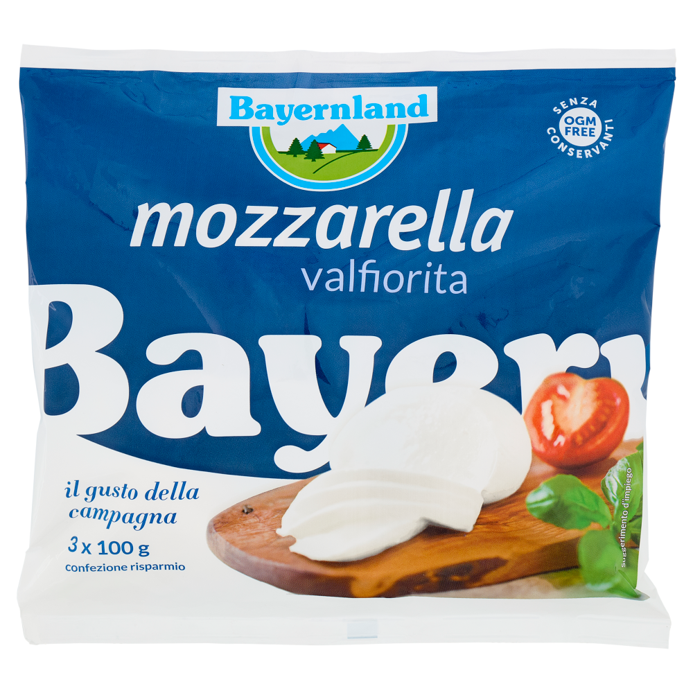 Bayernland mozzarella valfiorita 3 x 100 g