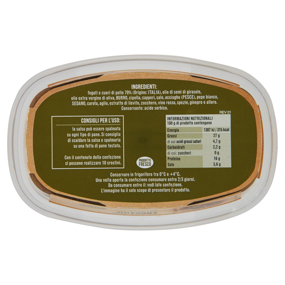 Gastronomia Toscana Antipasti Crostino Toscano 180 g