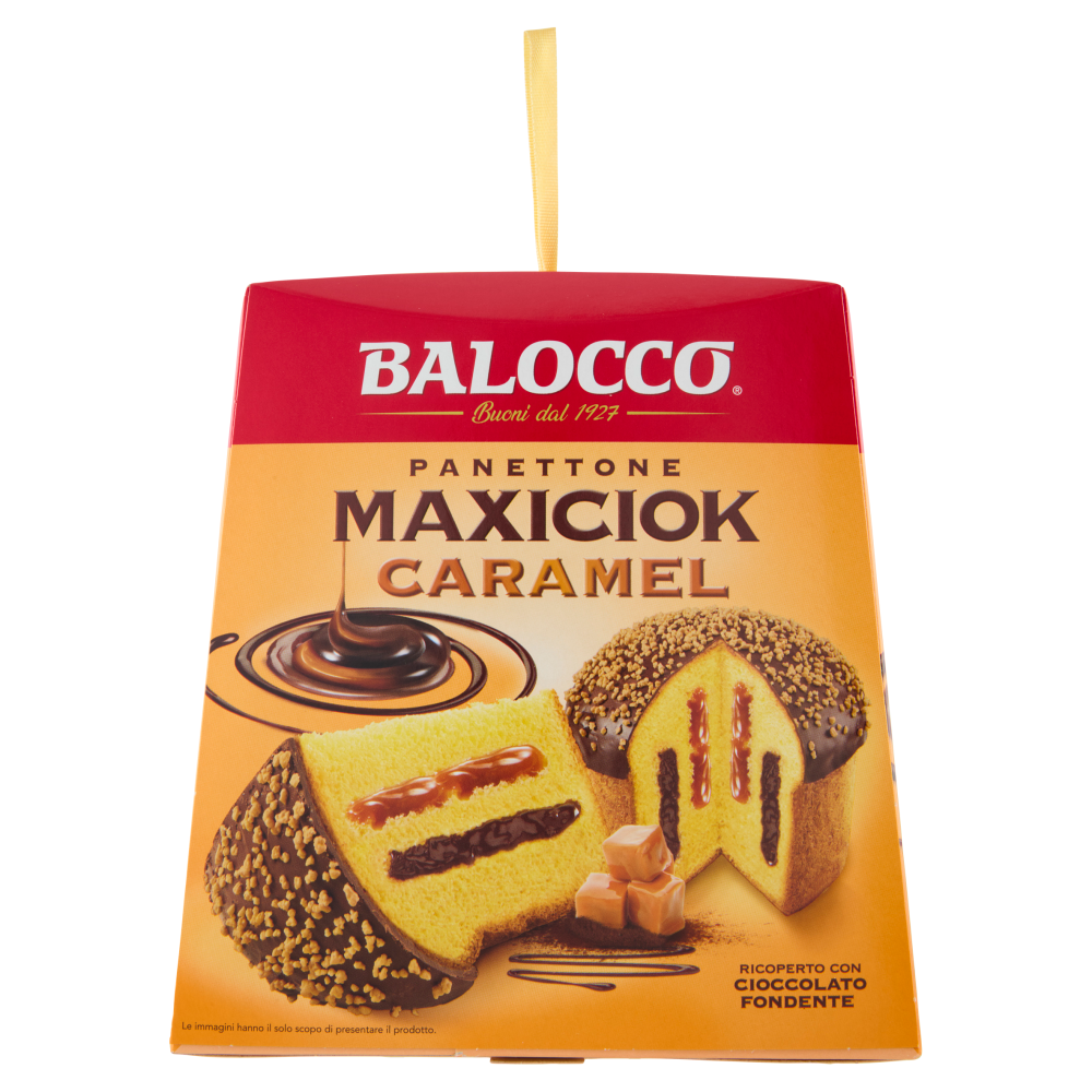 Balocco Panettone Maxiciok Caramel 800 g