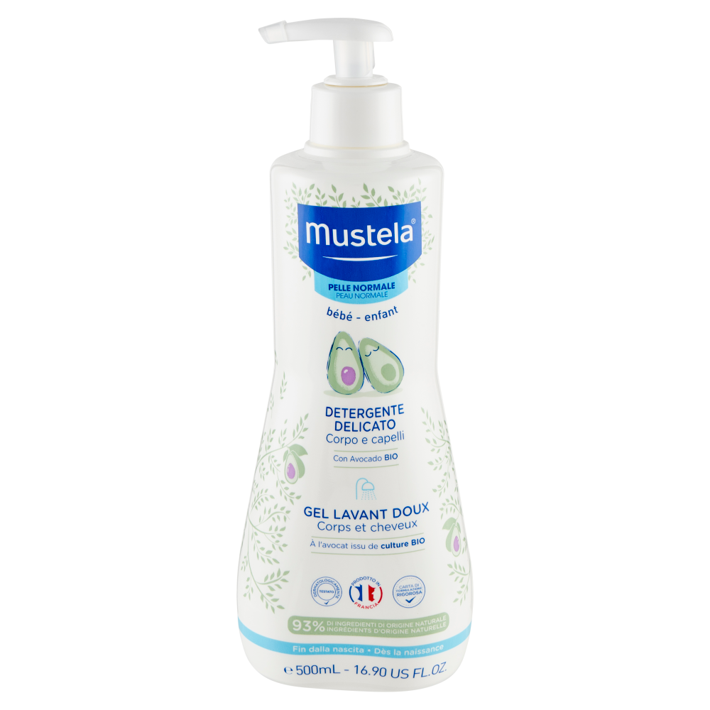 Mustela bébé Detergente Delicato Corpo e capelli 500 mL