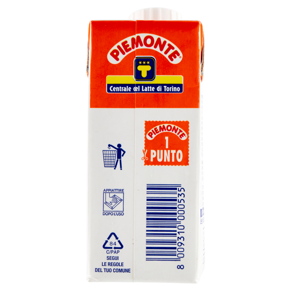 Centrale del Latte di Torino Piemonte Senza lattosio 1% di Grassi con Vitamina D 200 ml