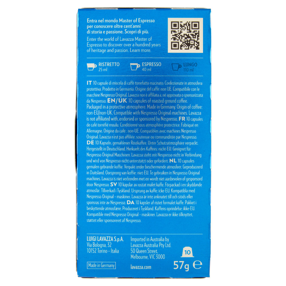Lavazza crema e gusto Classico Compatibile con Nespresso Original 10 Capsule 57 g