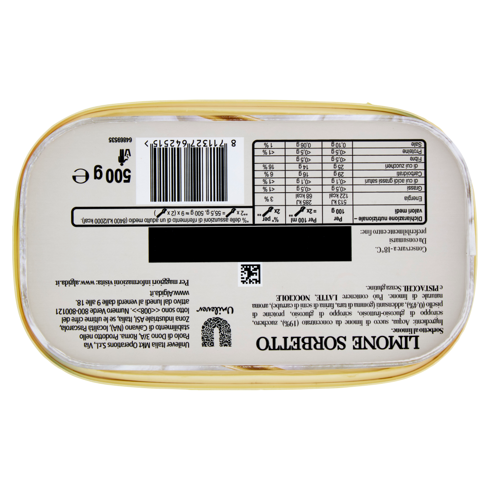 Carte d'Or Sorbetto al Limone 500 g