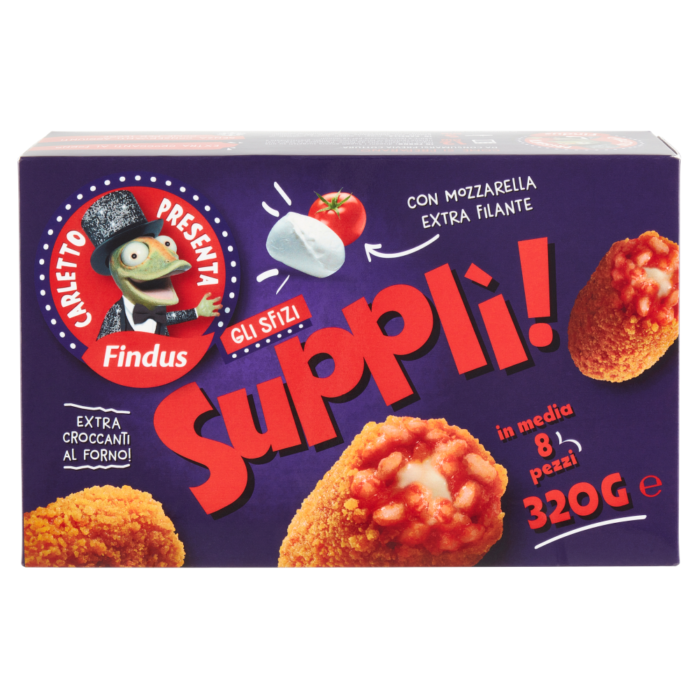 Carletto Findus Gli Sfizi Supplì 320 g