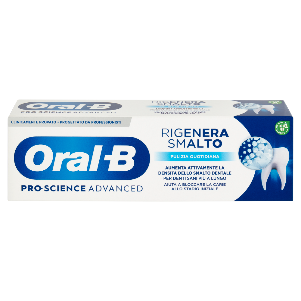 Oral-B Pro-Science Advanced Dentifricio Rigenera Smalto Pulizia Quotidiana 75 ml