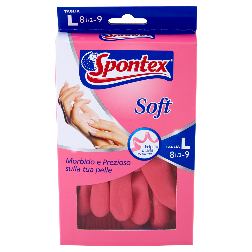 Spontex Guanti Casalinghi Comfort Taglia L