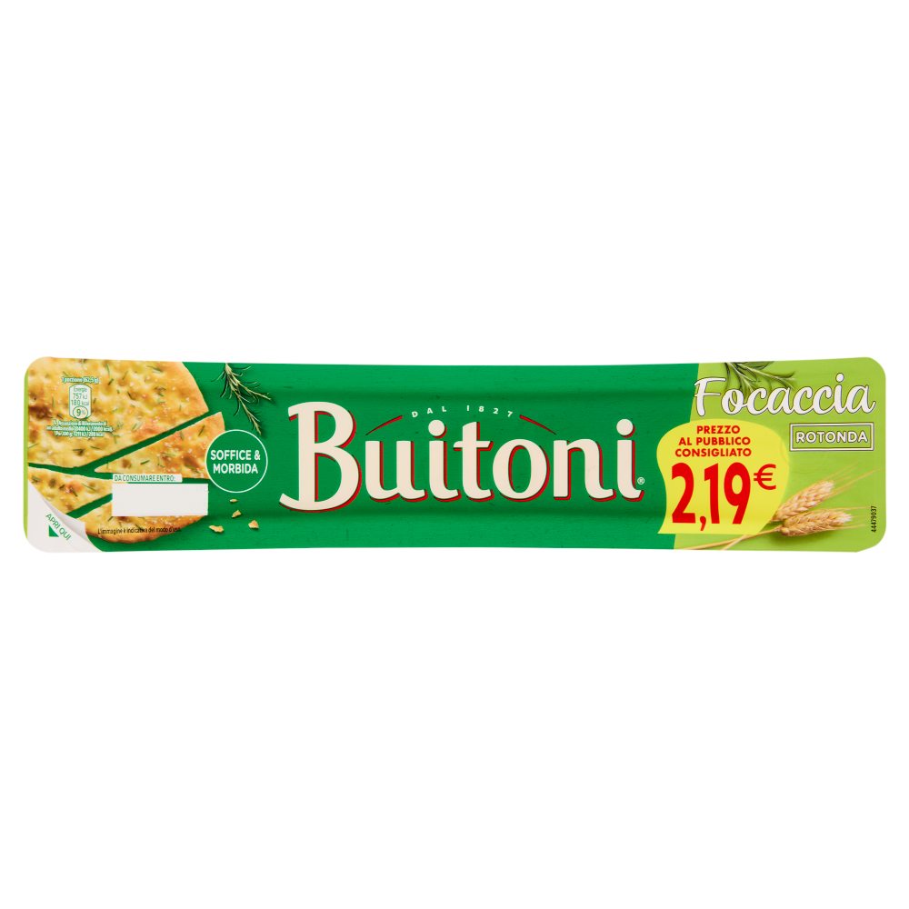 BUITONI Pasta per Focaccia Rotonda Rotolo 375g