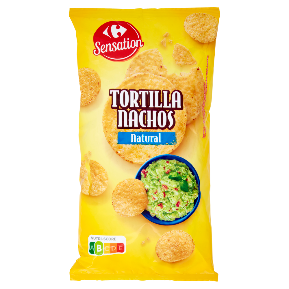 Carrefour Sensation Tortilla Nachos Natural 200 g
