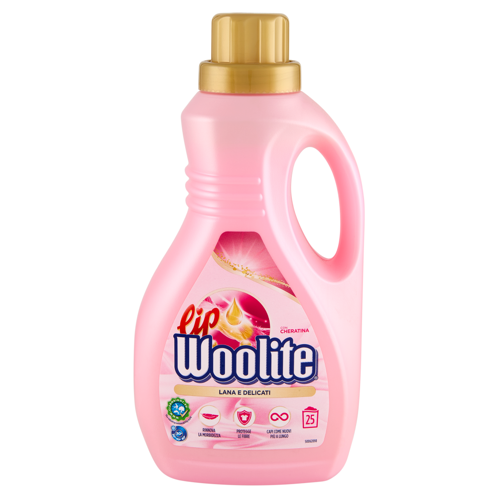 Lip Woolite Detersivo lavatrice Lana e Delicati 25 lavaggi 1,5 L