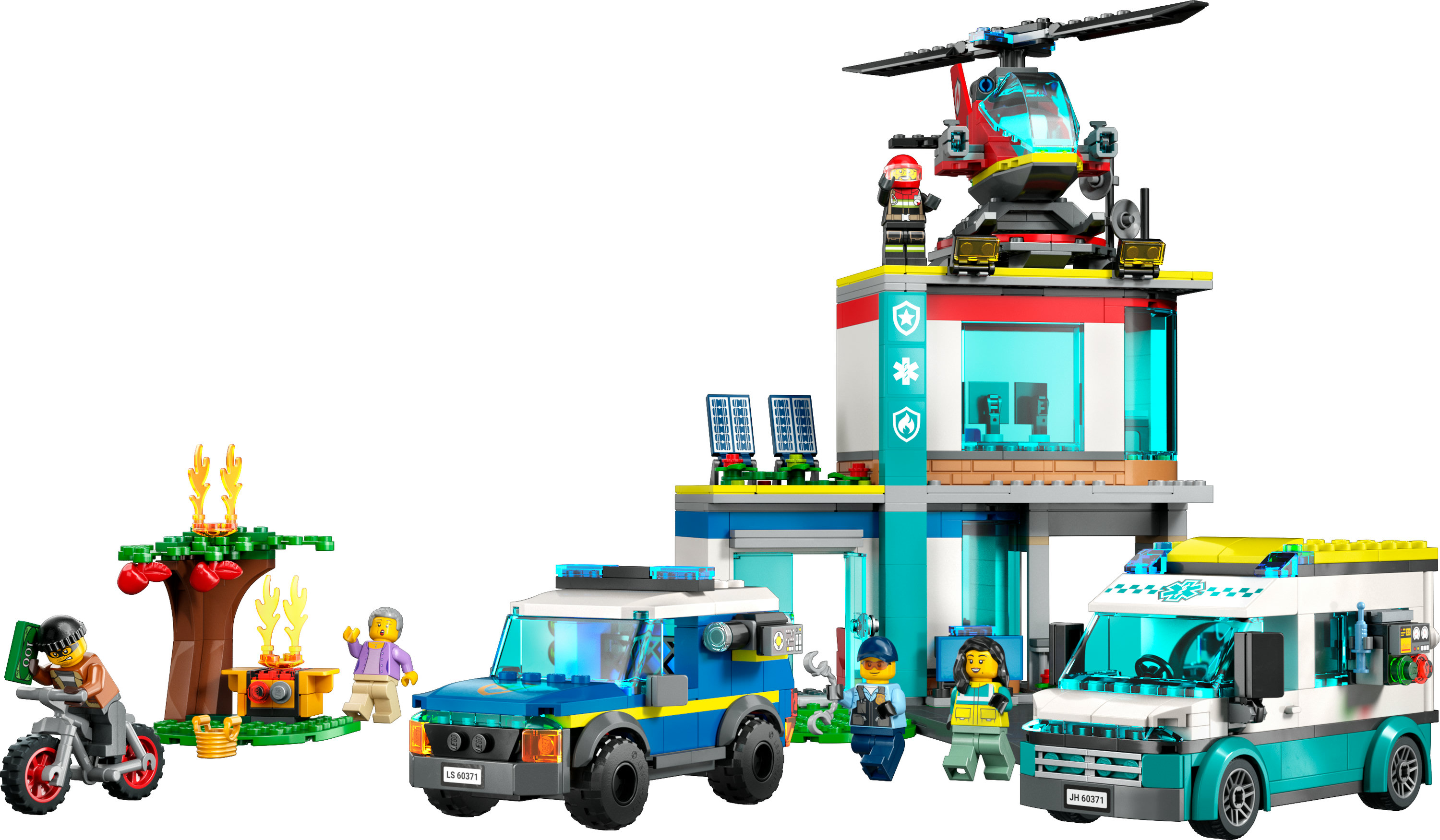 LEGO City Quartier generale veicoli d&rsquo;emergenza