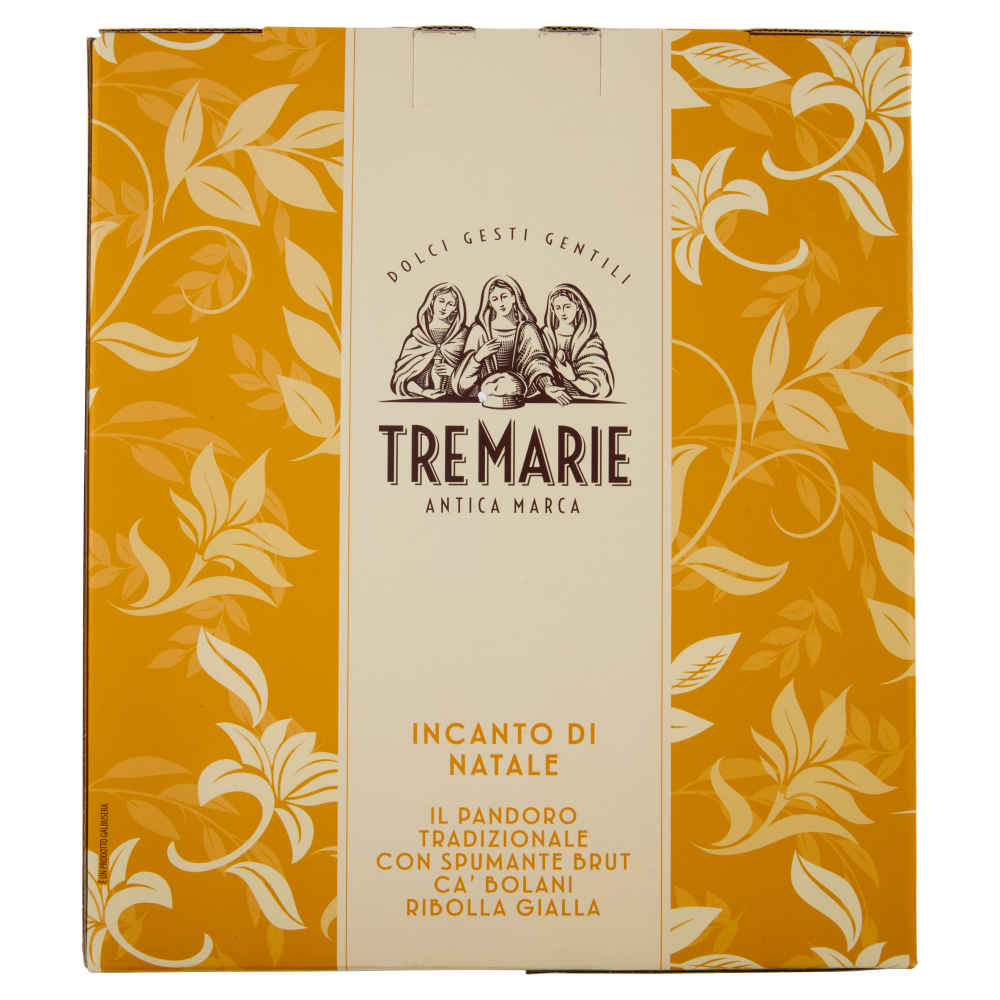 Tre Marie Incanto di Natale Pandoro Tradizionale 750g + Spumante Brut Ca' Bolani Ribolla Gialla 75cl