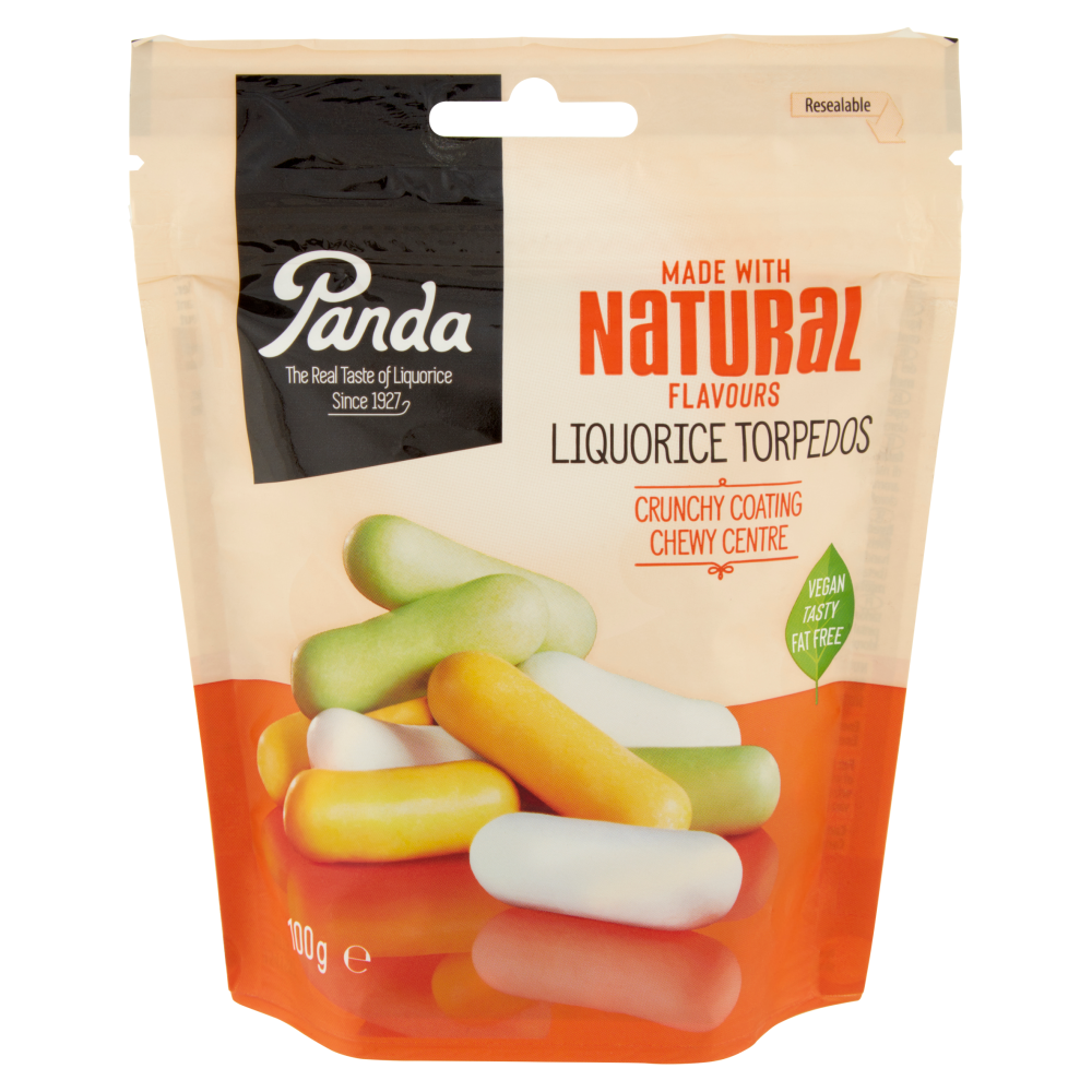 Panda Liquorice Torpedos 100 g