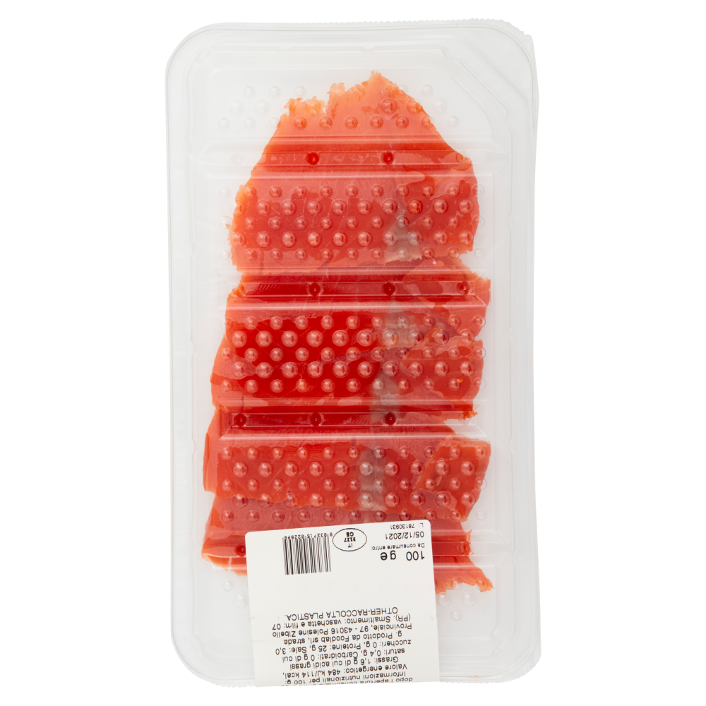 Salmone Selvaggio Sockeye Carpaccio Fetta classica 100 g