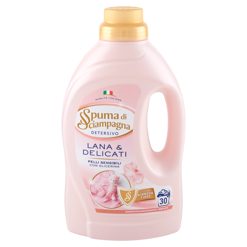 Spuma di Sciampagna Detersivo Lana & Delicati 1350 ml