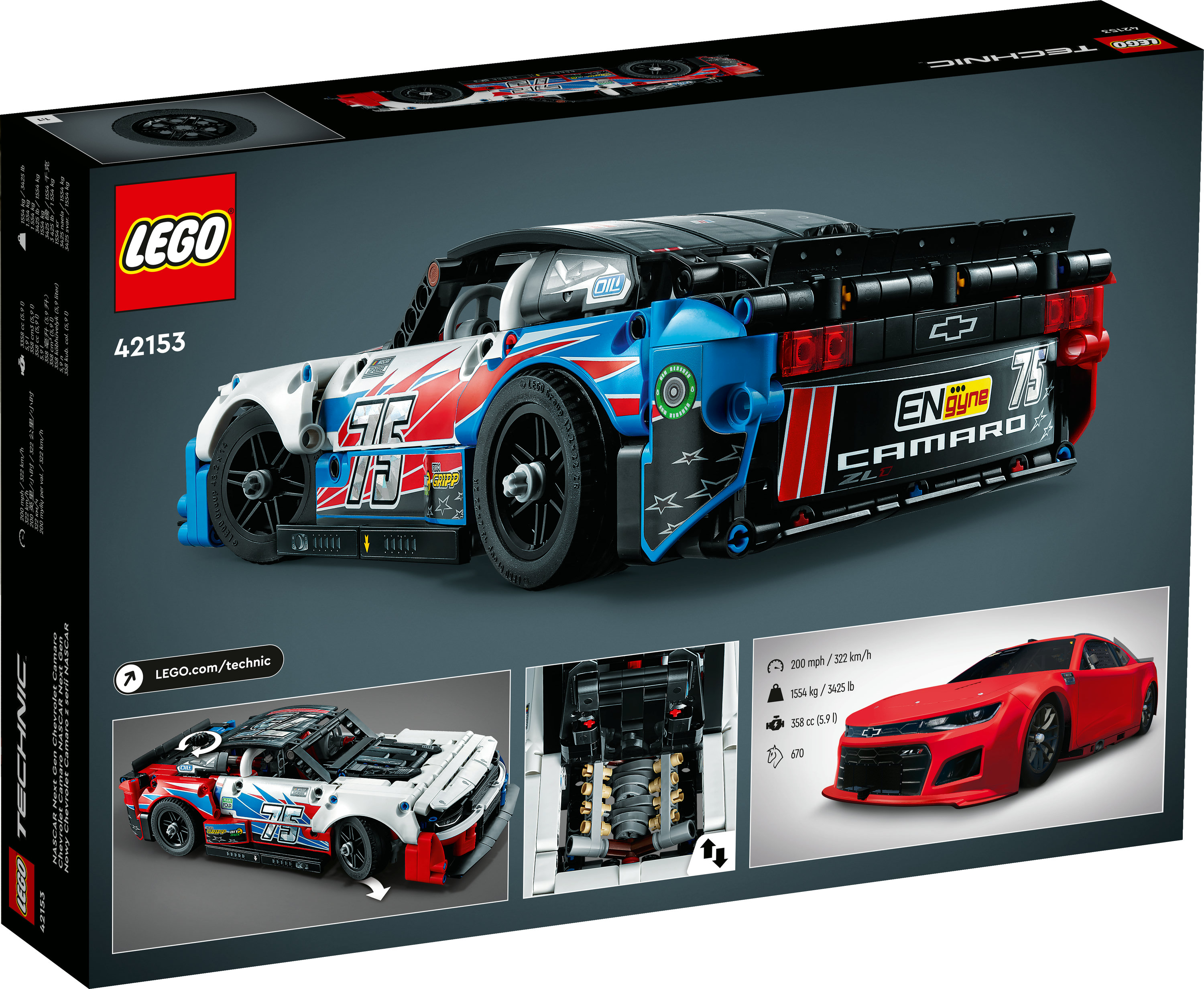 LEGO Technic NASCAR&reg; Next Gen Chevrolet Camaro ZL1