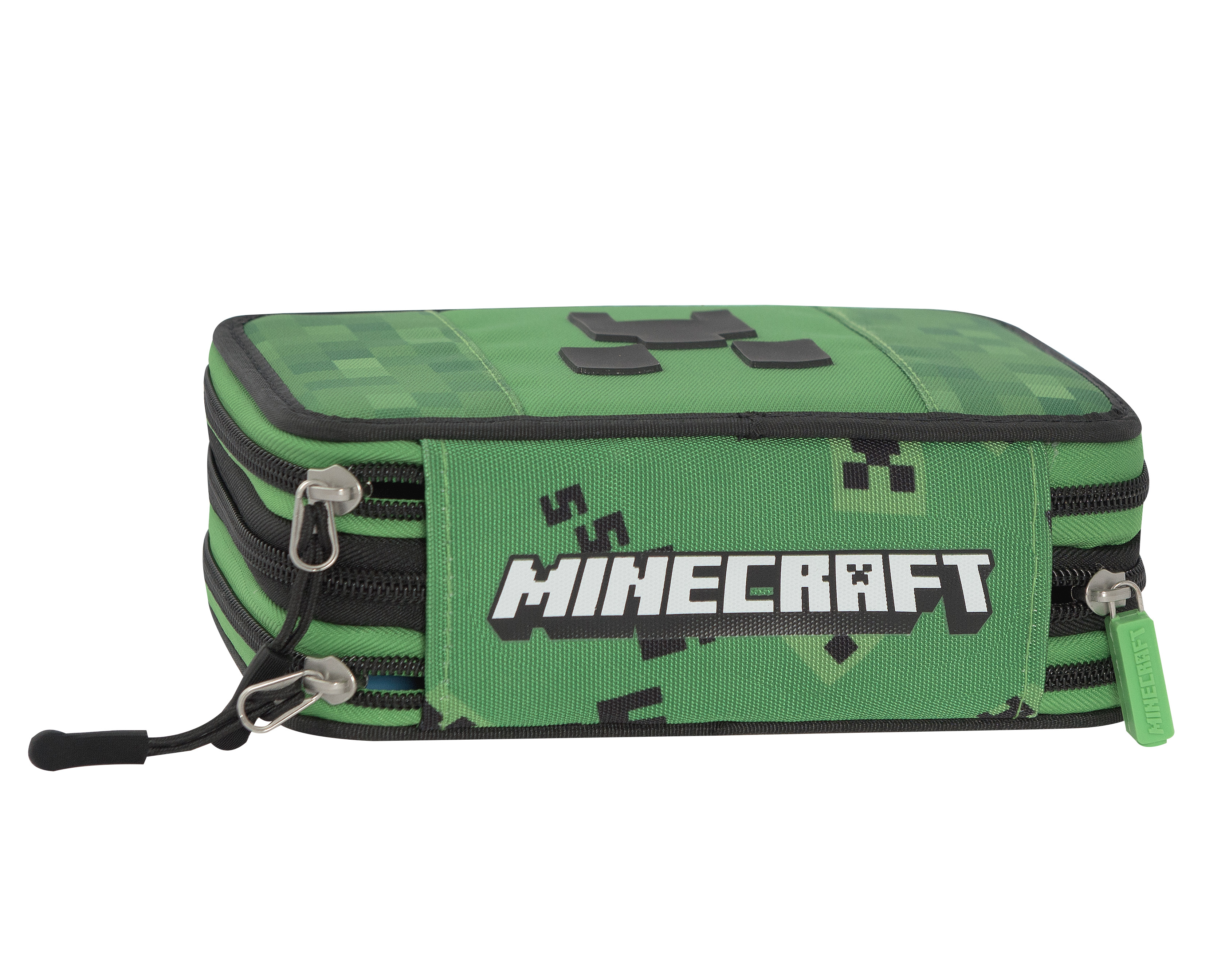 Carrefour 8058263203760 astuccio per matita Astuccio portamatite Nero, Verde