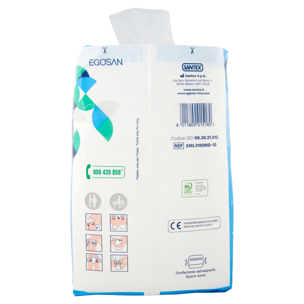 Egosan Pannoloni Mutandina Notte Large Unisex 10 pz