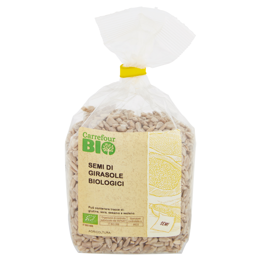 Carrefour Bio Semi di Girasole Biologici 200 g
