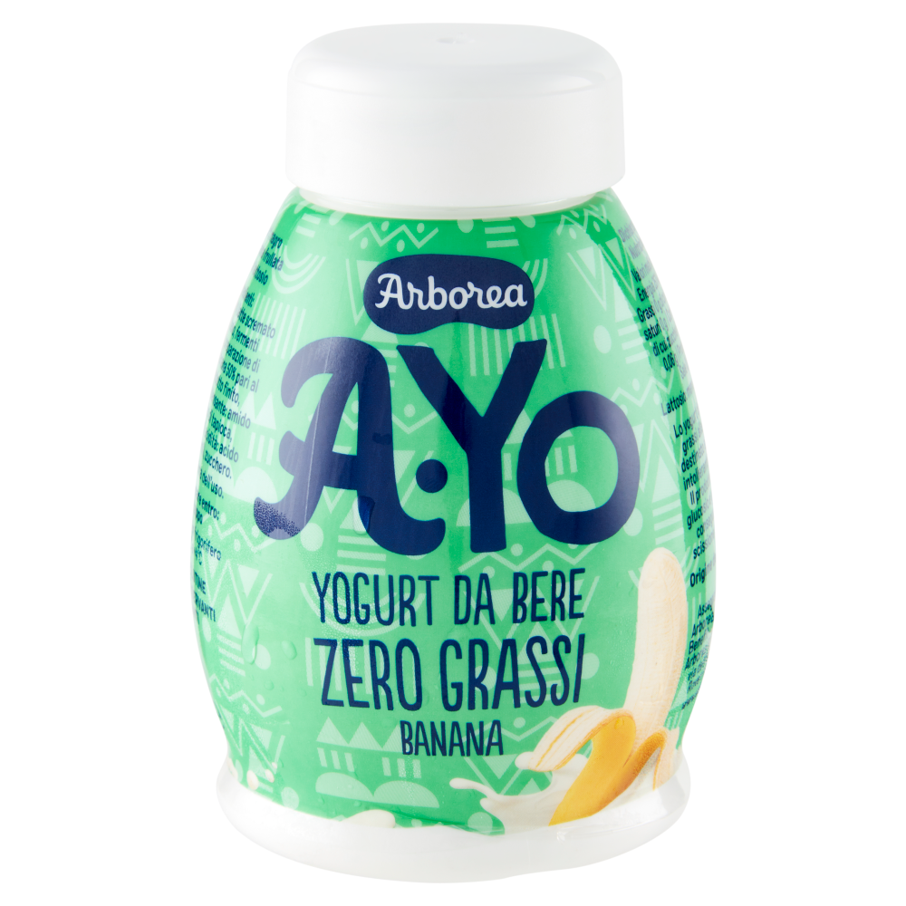 Arborea A-Yo Yogurt da Bere Zero Grassi Banana 200 g