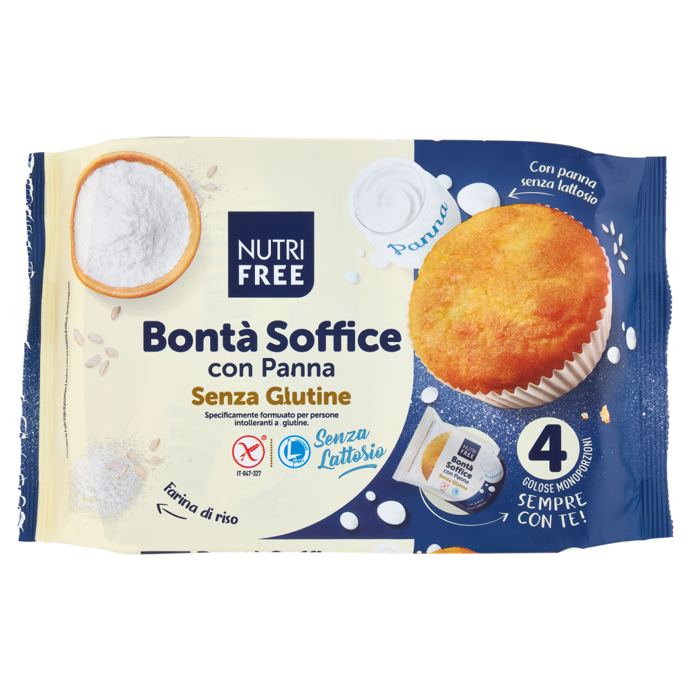 Nutrifree Bontà Soffice con Panna Senza Glutine 140 g