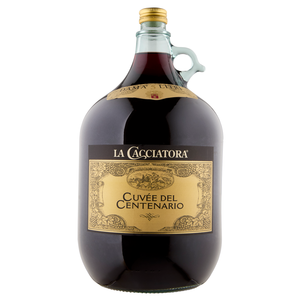 La Cacciatora Cuv&eacute;e del Centenario Vino Rosso 5 l