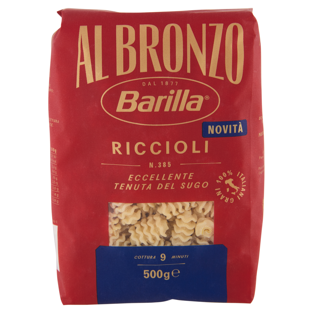 Barilla Al Bronzo Pasta Riccioli 500g