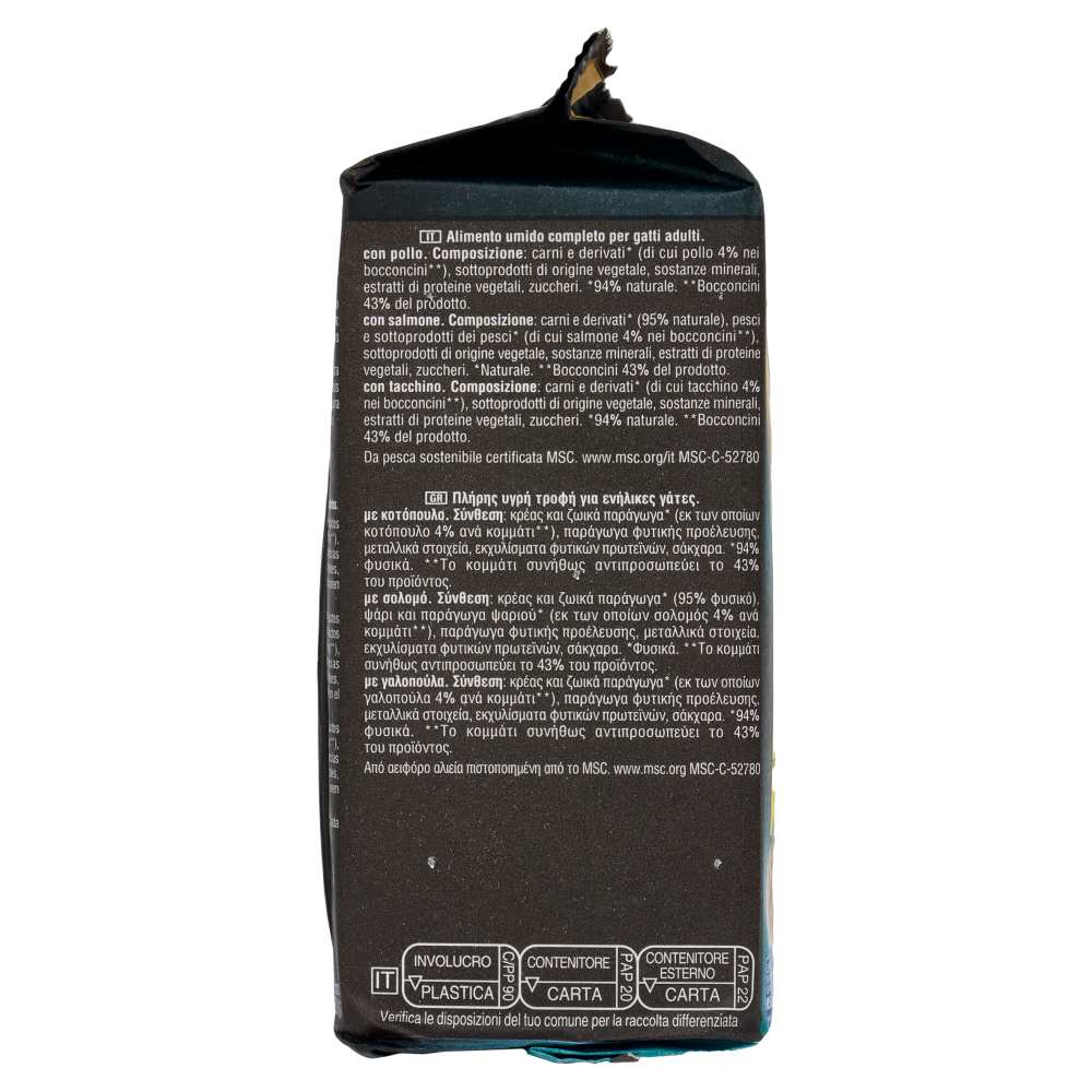 Sheba Délices du Jour Cibo Umido Gatto in Salsa con Salmone e Tacchino  6 x 50 g