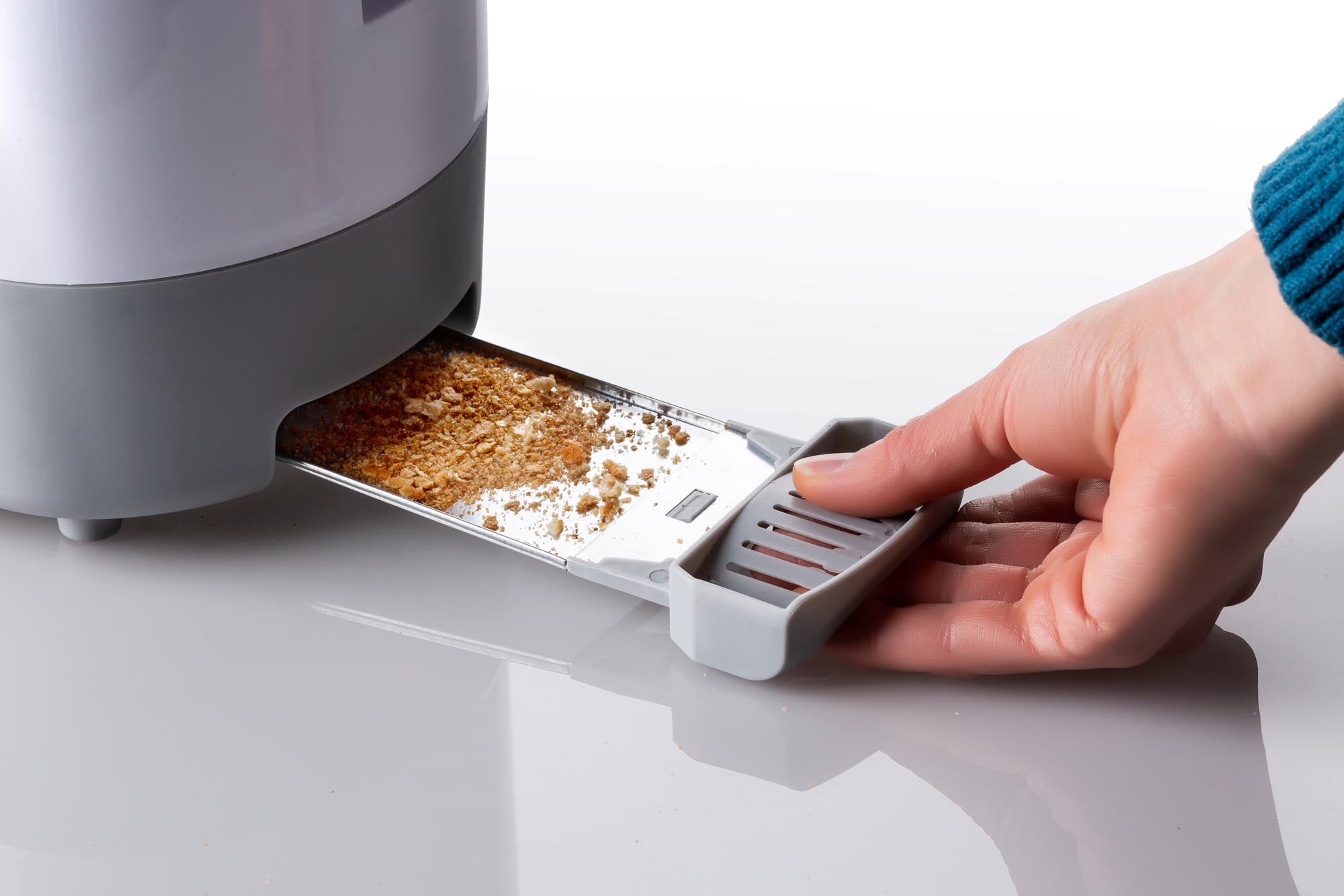 Ariete 159 Toastime, Tostapane Elettrico, Capacit&agrave; 2 fette, 9 livelli di doratura, 700 W, 3 funzioni, Bianco