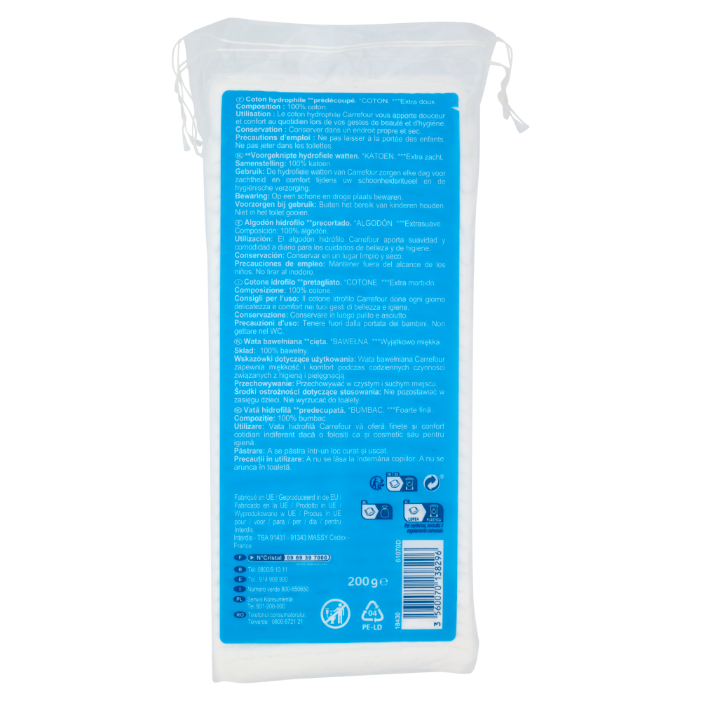 Carrefour Soft Classic 100% Cotton* 200 g