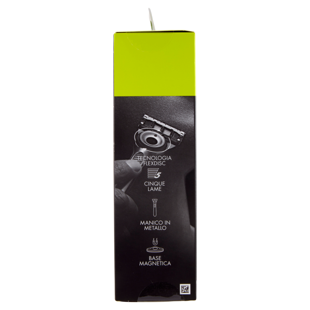 Gillette Rasoio da Uomo Labs Silver Manico + Lamette di Ricambio, 1 Ricarica