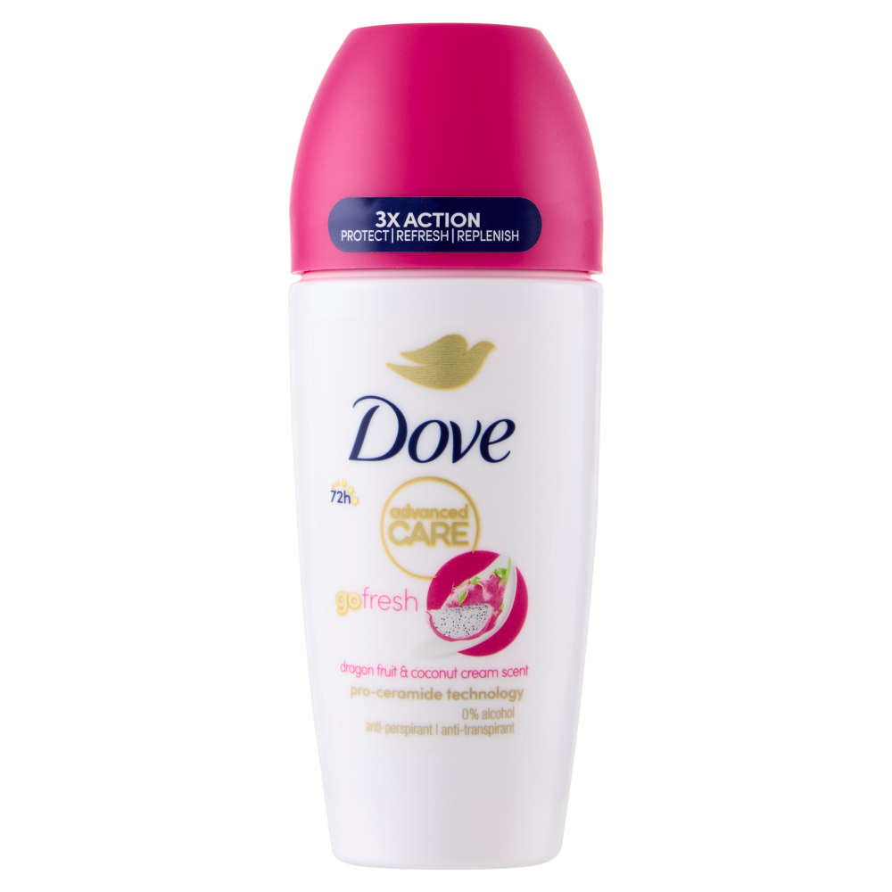 Dove advanced Care go fresh dragon fruit & coconut cream scent anti-perspirant 50 ml