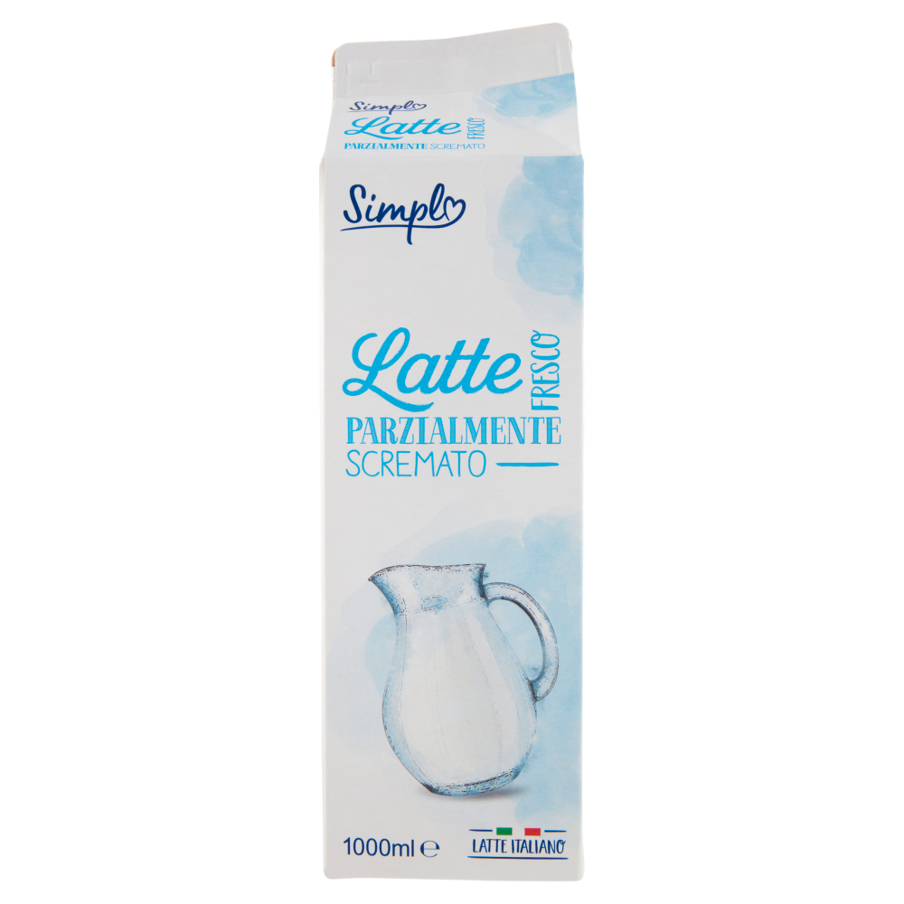 Simpl Latte Parziamente Scremato Fresco 1000 ml