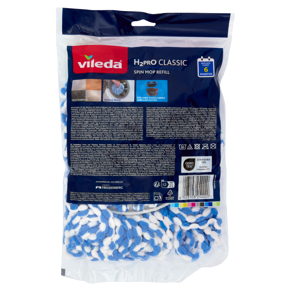 Vileda H2Pro Spin Mop Ricambio 1 pz