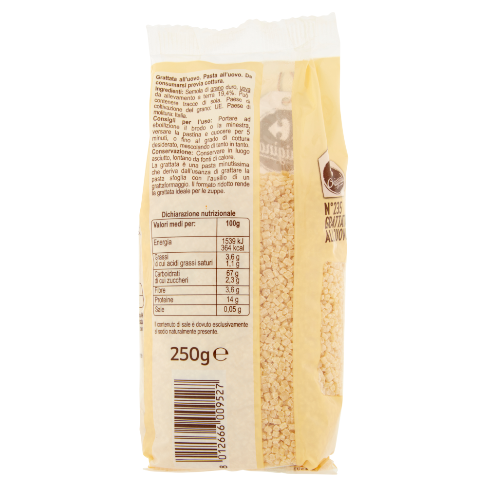 Carrefour Original N°235 Grattata all'Uovo 250 g
