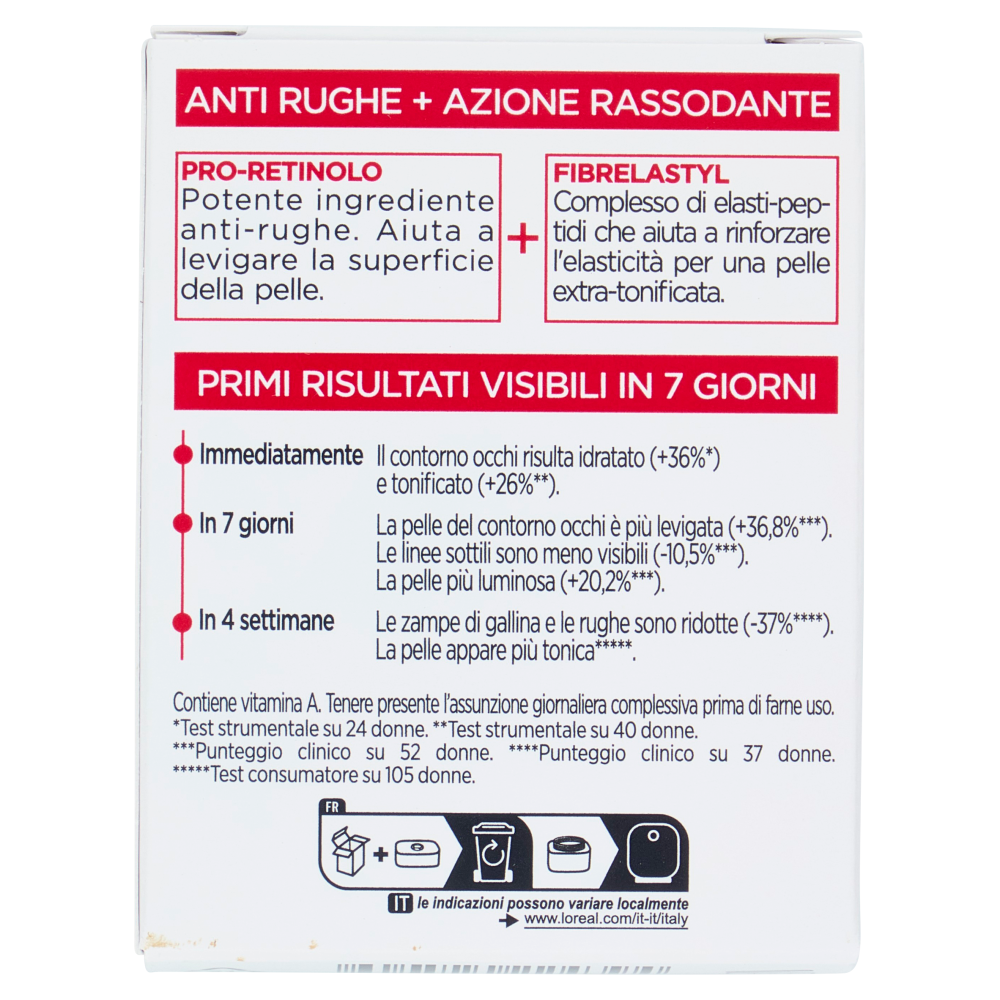 L'Oréal Paris Revitalift Crema Idratante Occhi Anti-rughe 15 ml