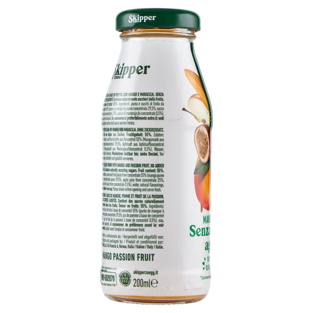 Zuegg Skipper Mango Passion Senza zuccheri aggiunti* 200 ml