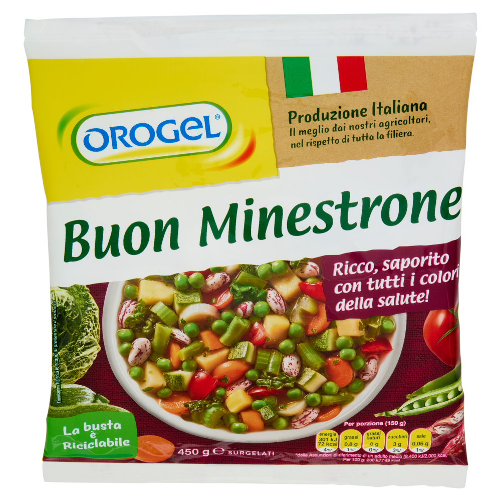 Orogel Buon Minestrone Surgelati 450 g