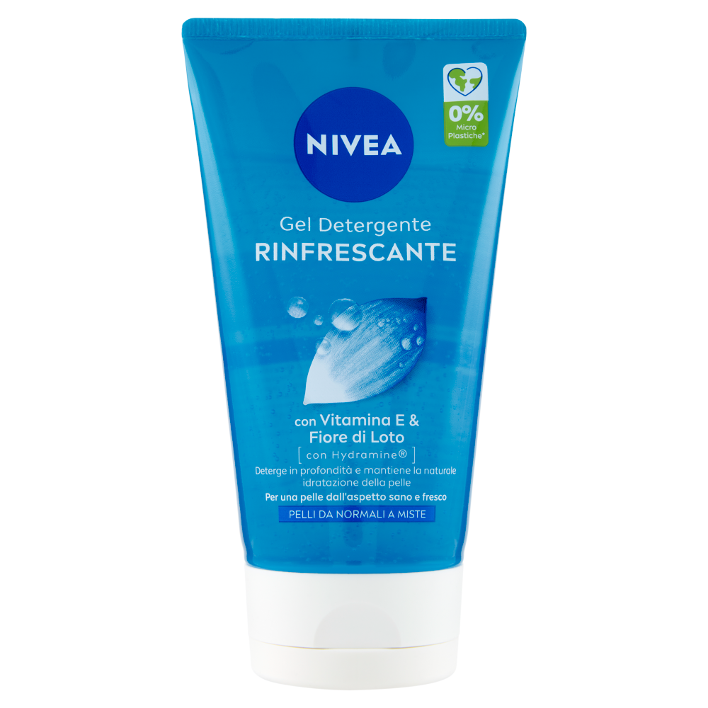 Nivea Gel Detergente Rinfrescante Pelli da Normali a Miste 150 ml