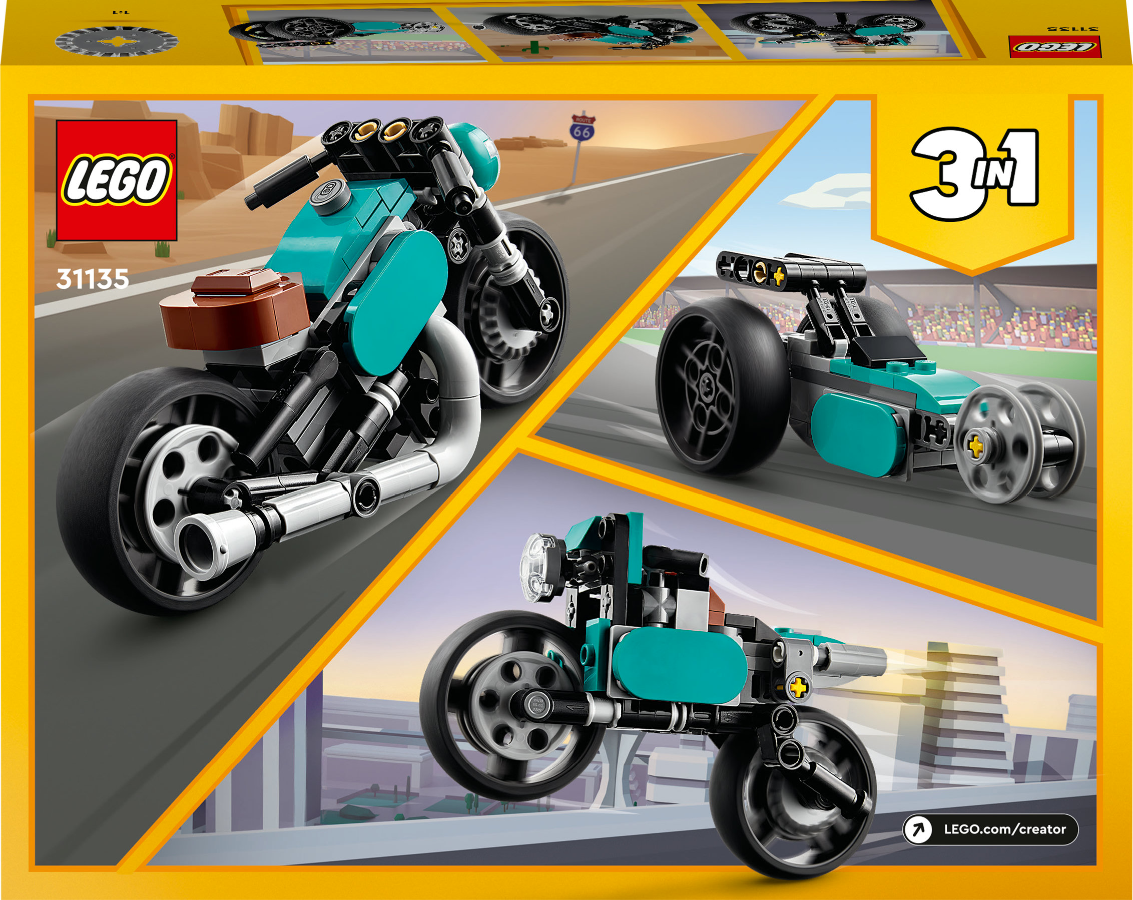 LEGO Creator Motocicletta vintage